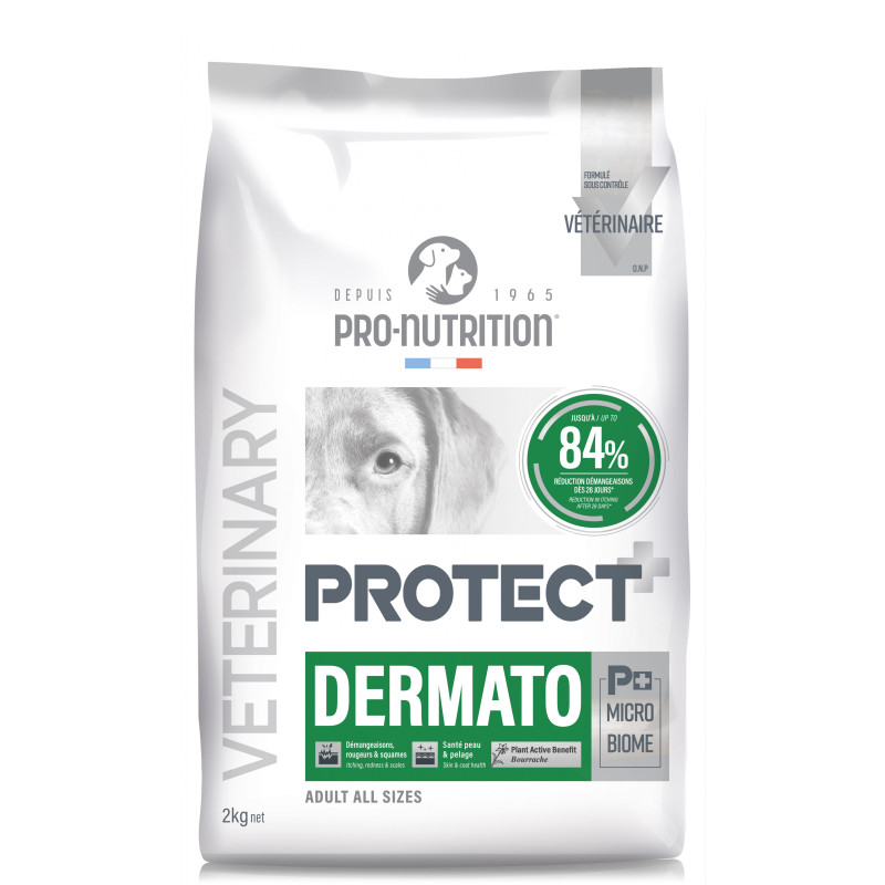 sac de croquettes pour chien protect dermato pro nutrition