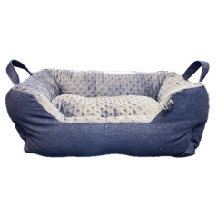 Canapé Denim Dots Bleu Foncé
