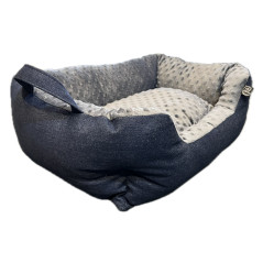 Canapé Denim Dots Bleu Foncé 3