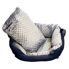 Canapé Denim Dots Bleu Foncé 4