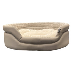 Panier Ovale Simili Tailor Beige