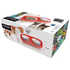 Gamelle surélevée multicolore pour chien m-pets Altitude Urban Style