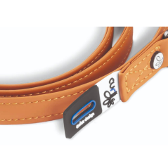 Laisse Curli Apple Leather – attache pour sacs à déjection