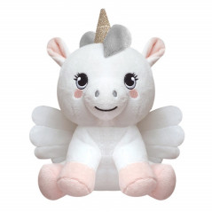 Milk&Pepper – Jouet Tammy Licorne pour chien, peluche licorne très douce avec paillettes dorées