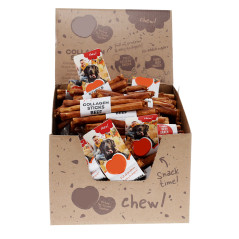 Snacks Sticks naturels au collagène pour chien, paquet de 5 friandises à mâcher premium