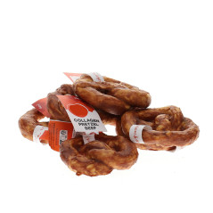 détail bretzels pour chien au boeuf & collagene friandise