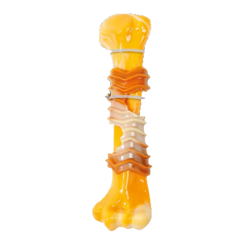 Stick à mâcher M-Pets Carnivore goût bacon pour chien, jouet robuste en forme de bâton