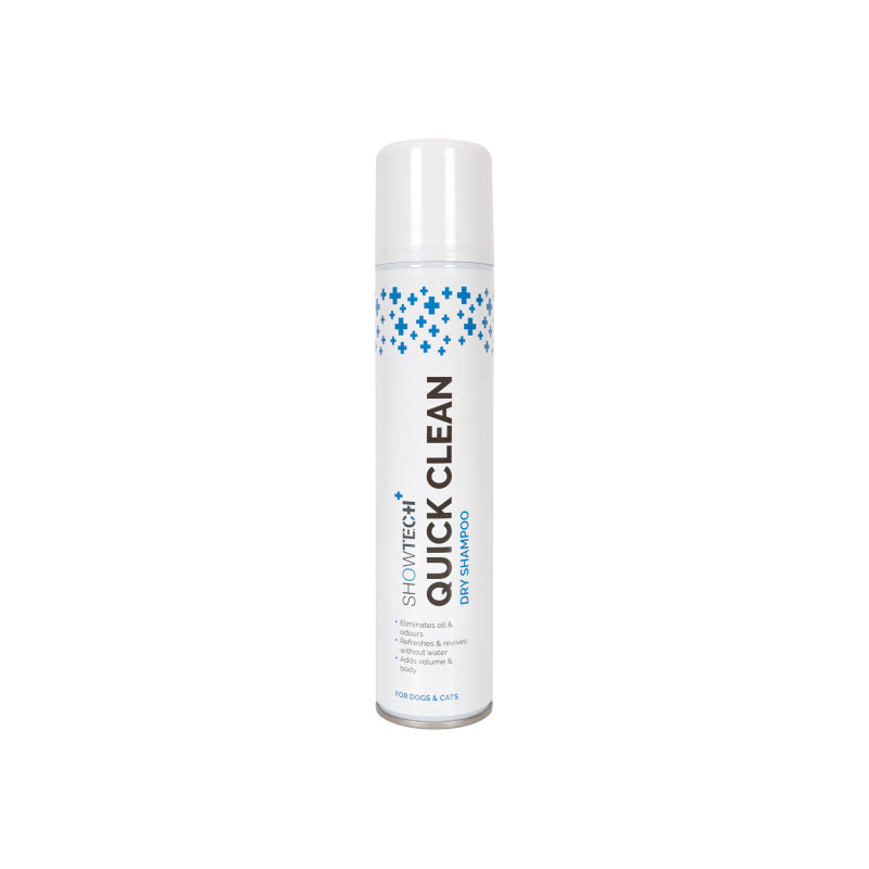 Shampooing sec Show Tech+ Quick Clean, spray professionnel sans rinçage pour chien et chat Shampooing sec Show Tech+ Quick Clean, spray professionnel sans rinçage pour chien et chat