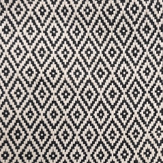 Détail bandana Milk&Pepper Jabali motif ethnique noir écru