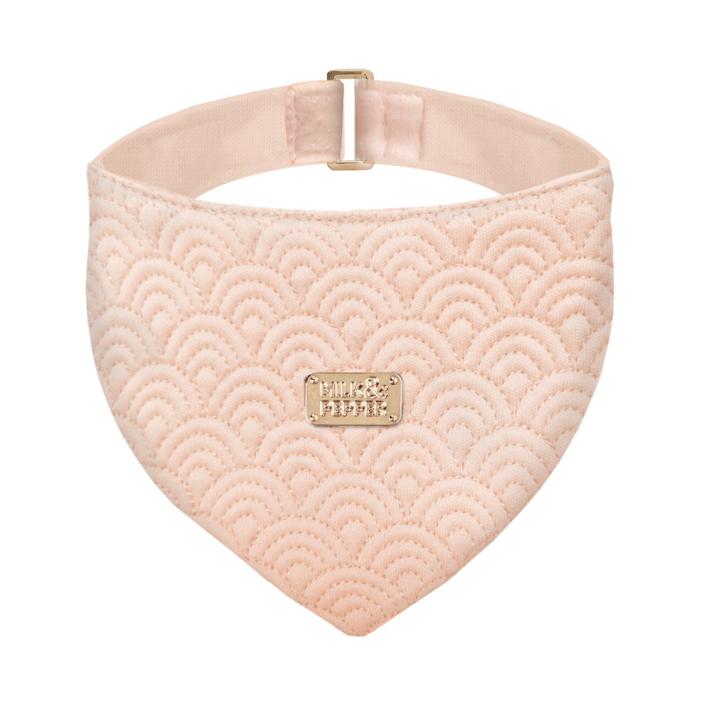 Bandana Milk&Pepper Kimi boutis rose pour chien Bandana Milk&Pepper Kimi boutis rose pour chien