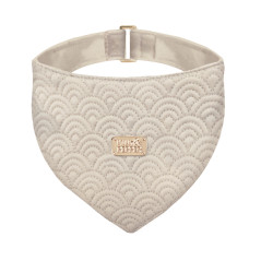 Bandana Milk&Pepper Kimi boutis taupe pour chien