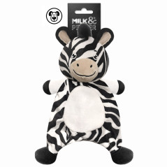 Doudou chien Milk&Pepper Kojo zèbre présentation produit complet