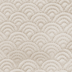 Detail du harnais Milk&Pepper Fuji boutis taupe pour chien