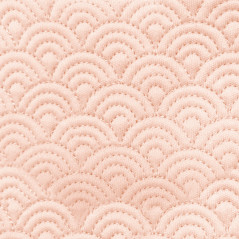 Détail harnais Milk&Pepper Fuji motif boutis rose
