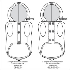 Schéma imperméable Milk&Pepper Teiki coupe et ajustement pour chien