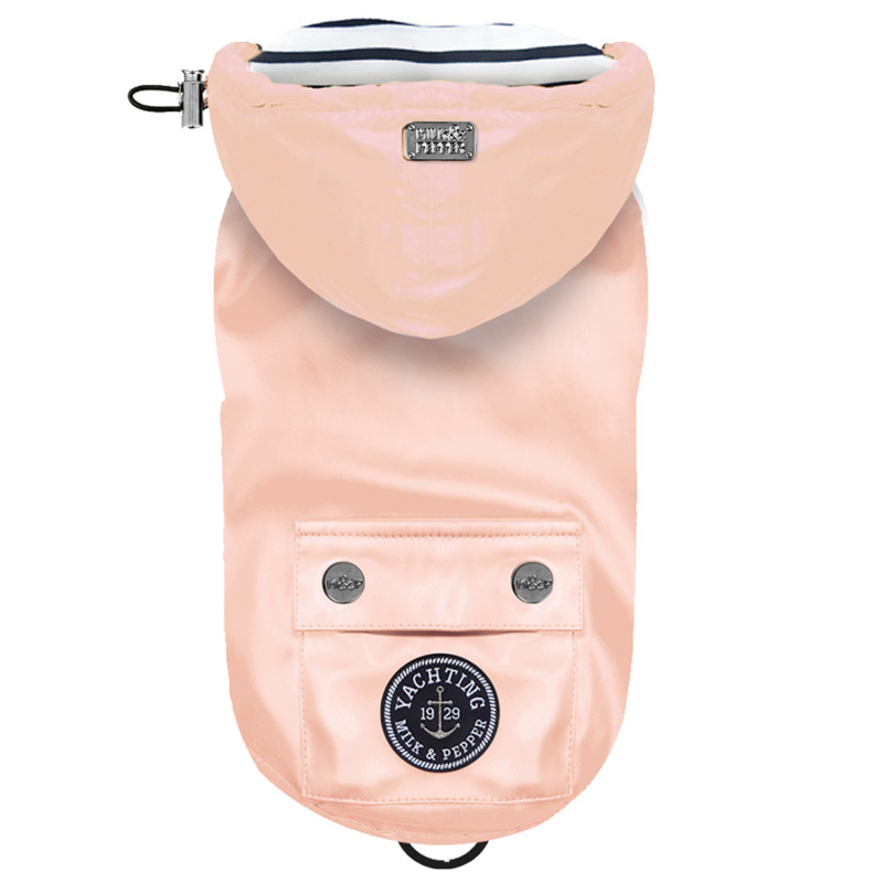 Imperméable Milk&Pepper Babord rose pour chien Imperméable Milk&Pepper Babord rose pour chien