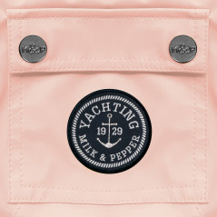 Détail imperméable Babord Milk&Pepper rose