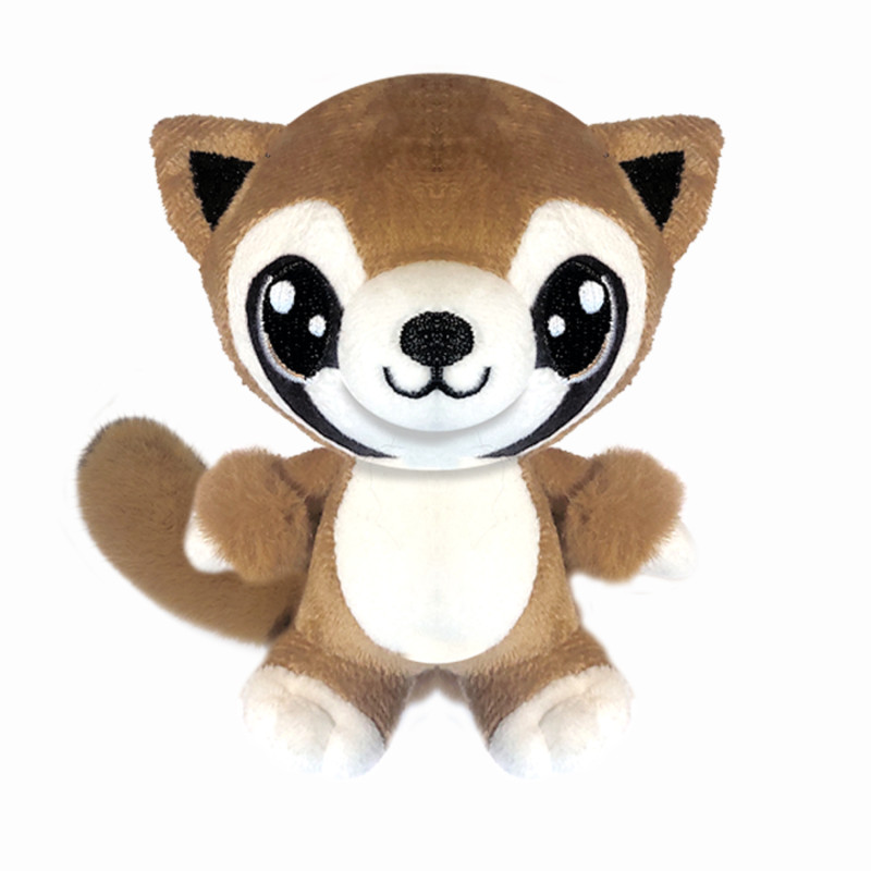 Jouet Milk&Pepper Hadi panda roux pour chien Jouet Milk&Pepper Hadi panda roux pour chien
