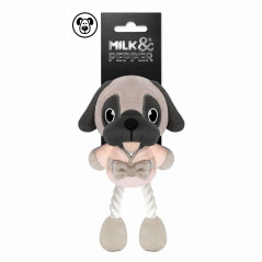 Jouet chien Milk&Pepper Saki Plug présentation produit complet