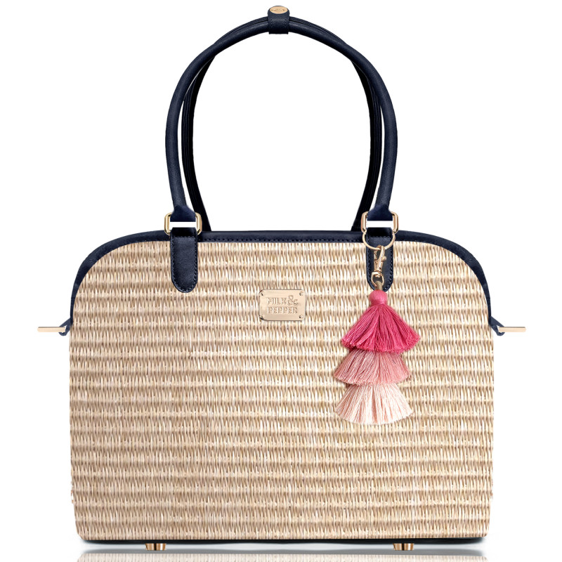 Sac ouvert Milk&Pepper Catalina paille marine pour chien
