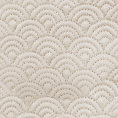 Détail sac Milk&Pepper Yoshi motif boutis taupe