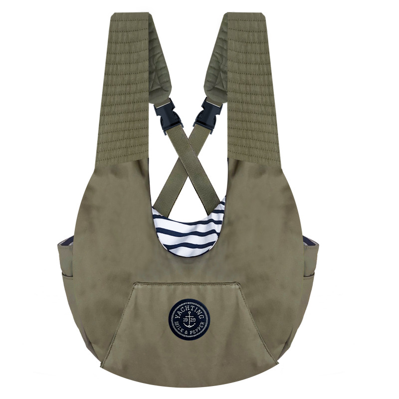 Sac porte bébé Milk&Pepper Armel kaki pour chien