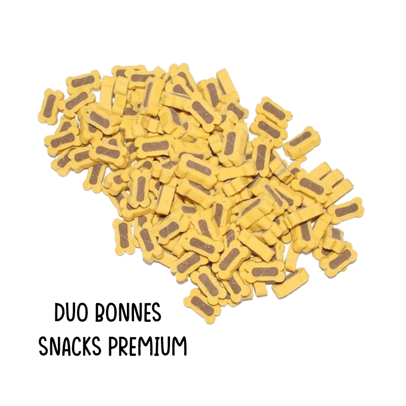 détail duo bones au poulet pour chien friandise naturelle détail duo bones au poulet pour chien friandise naturelle