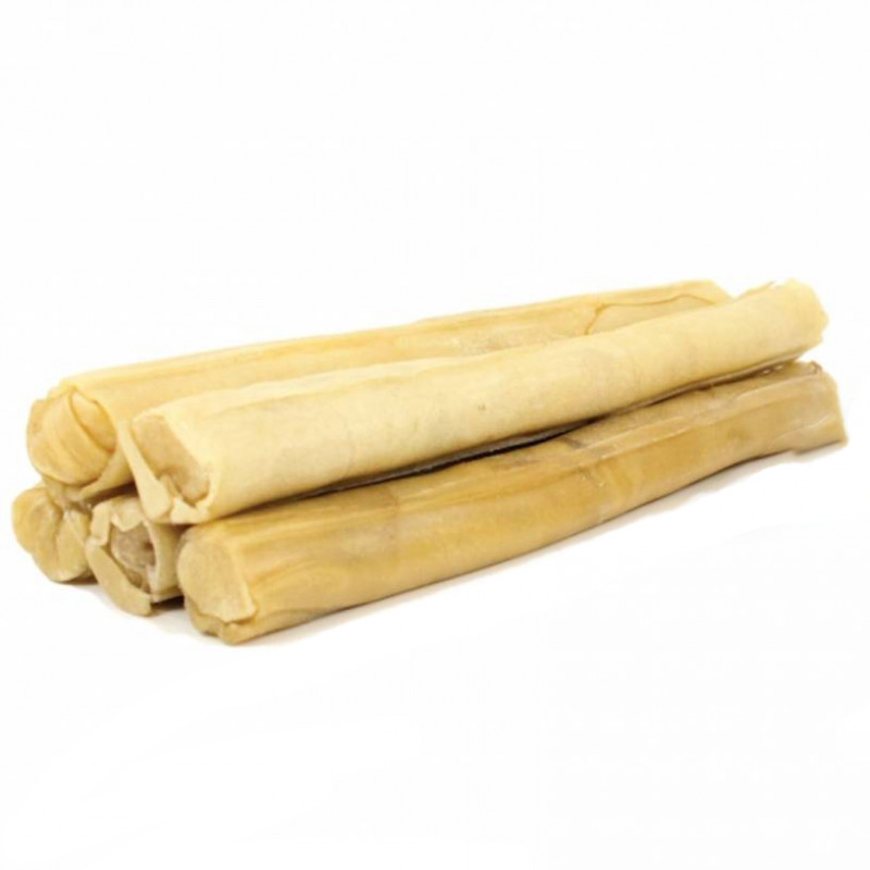 Os Matraque en peau de bœuf premium pour chien, friandise naturelle de mastication Os Matraque en peau de bœuf premium pour chien, friandise naturelle de mastication